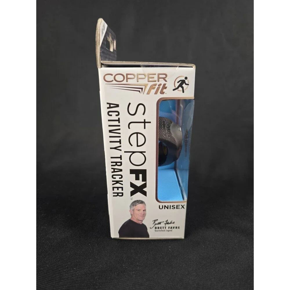 New Copper Fit Step FX Activity Tracker Black Watch Unisex Factory Sealed